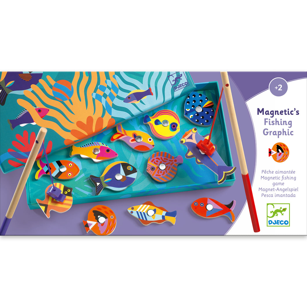 Djeco Magnetic Fishing - Fishing Graphic