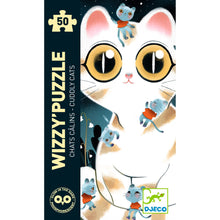Load image into Gallery viewer, Djeco Wizzy&#39;Puzzle - Cuddly Cats - NEW!
