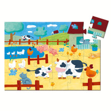 Load image into Gallery viewer, Djeco Puzzle - Cows on the Farm - 24 Piece
