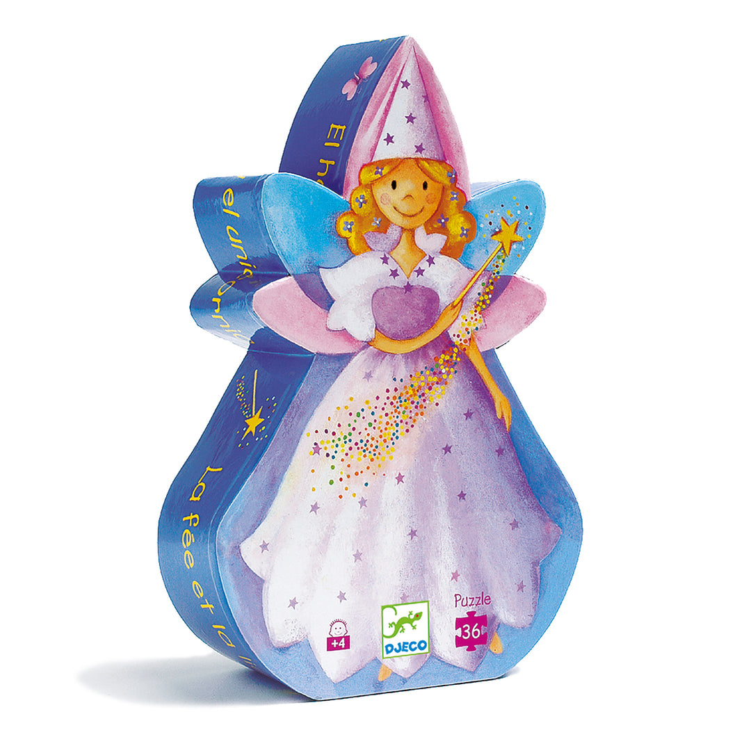 Djeco Puzzle - Fairy And The Unicorn - 36 Piece