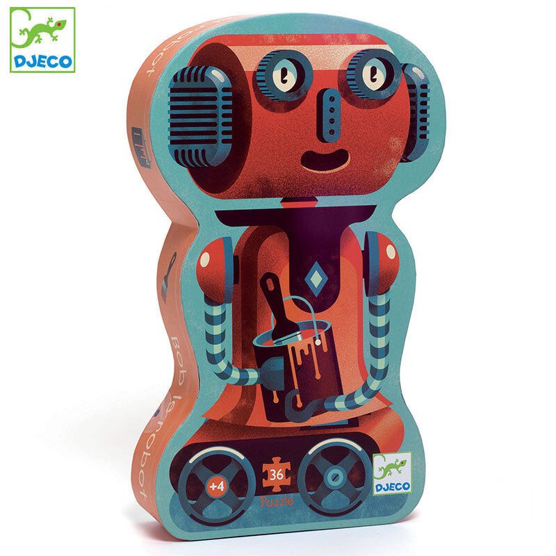 Djeco Puzzle - Bob the Robot - 36 piece