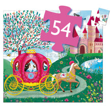 Load image into Gallery viewer, Djeco Puzzle Princess Elise&#39;s Carriage - 54 Piece
