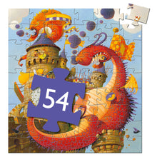 Load image into Gallery viewer, Djeco Puzzle - Vaillant &amp; The Dragon - 54 Piece
