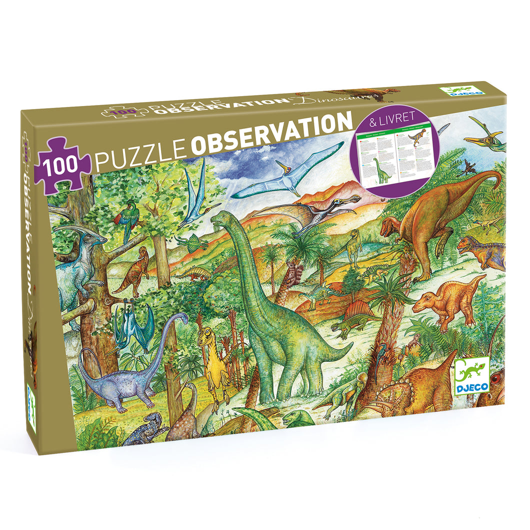 Djeco Observation Puzzle - Dinosaurs - BEST SELLER