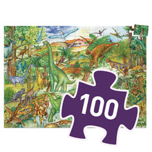 Load image into Gallery viewer, Djeco Observation Puzzle - Dinosaurs - BEST SELLER
