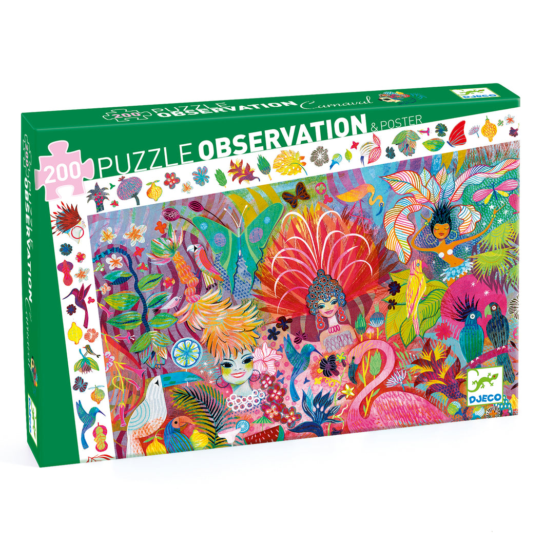 Djeco Observation Puzzle - Rio Carnival - BEST SELLER
