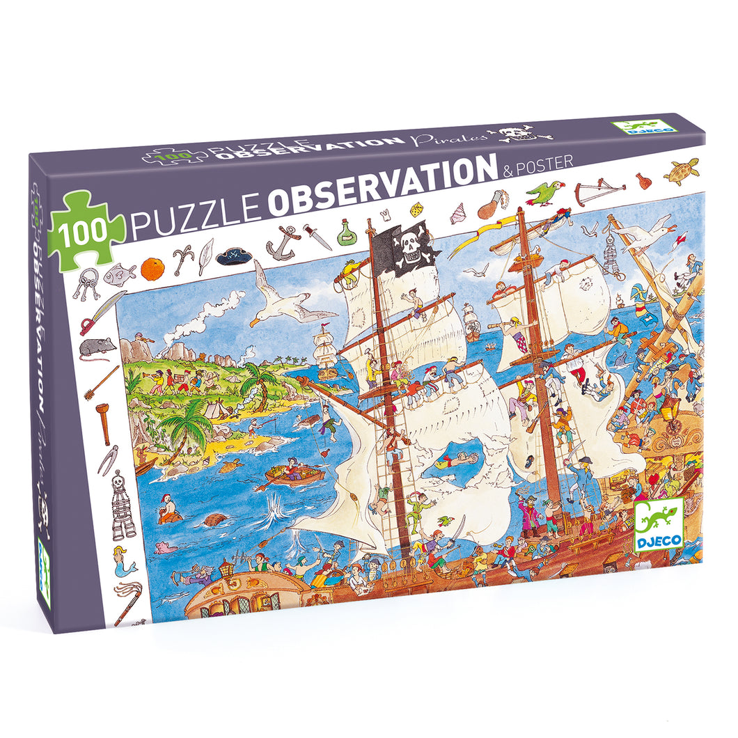 Djeco Observation Puzzle - Pirates