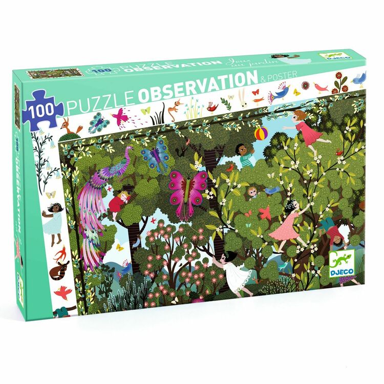 Djeco Observation Puzzle - Garden Play Time - BEST SELLER