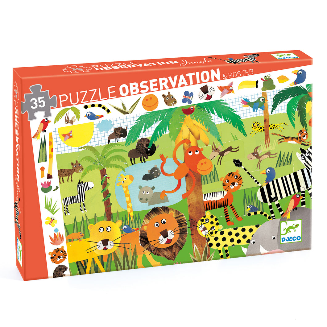 Djeco Observation Puzzle - The Jungle