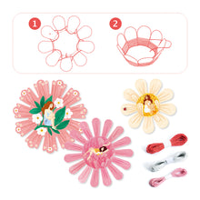 Load image into Gallery viewer, Djeco DIY Make Your Own Baskets - Blossoms
