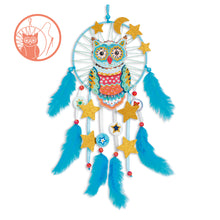 Load image into Gallery viewer, Djeco DIY Dreamcatcher to Create - Golden Owl
