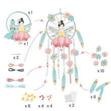 Load image into Gallery viewer, Djeco DIY Dreamcatcher to Create - Lotus Fairy
