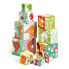 Load image into Gallery viewer, Djeco 10 Cubes - Forest - BEST SELLER
