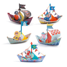 Load image into Gallery viewer, Djeco Origami Boats on the Water - BEST SELLER
