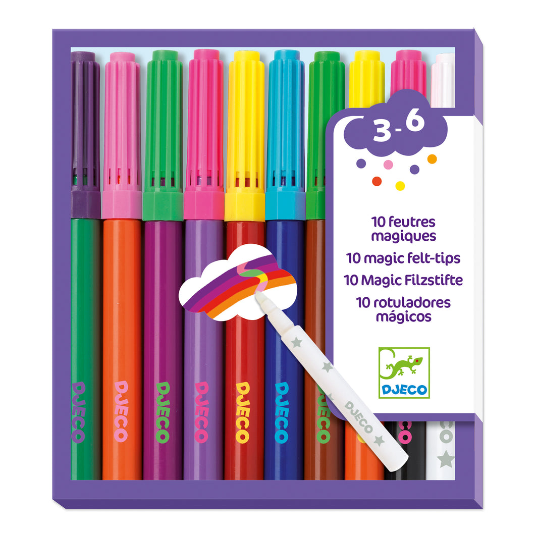 Djeco 10 Magic Felt Pens - BEST SELLER