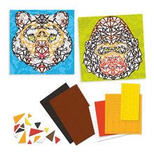 Load image into Gallery viewer, Djeco Mosaics - Tiger - Art by Numbers
