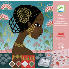 Load image into Gallery viewer, Djeco Patterns and Decorations Clear Stamps
