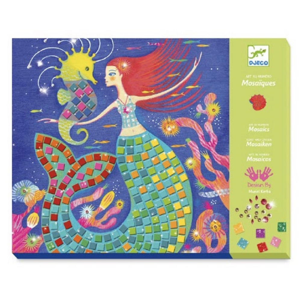 Djeco Mosaics - The Mermaids Song - Art by Numbers