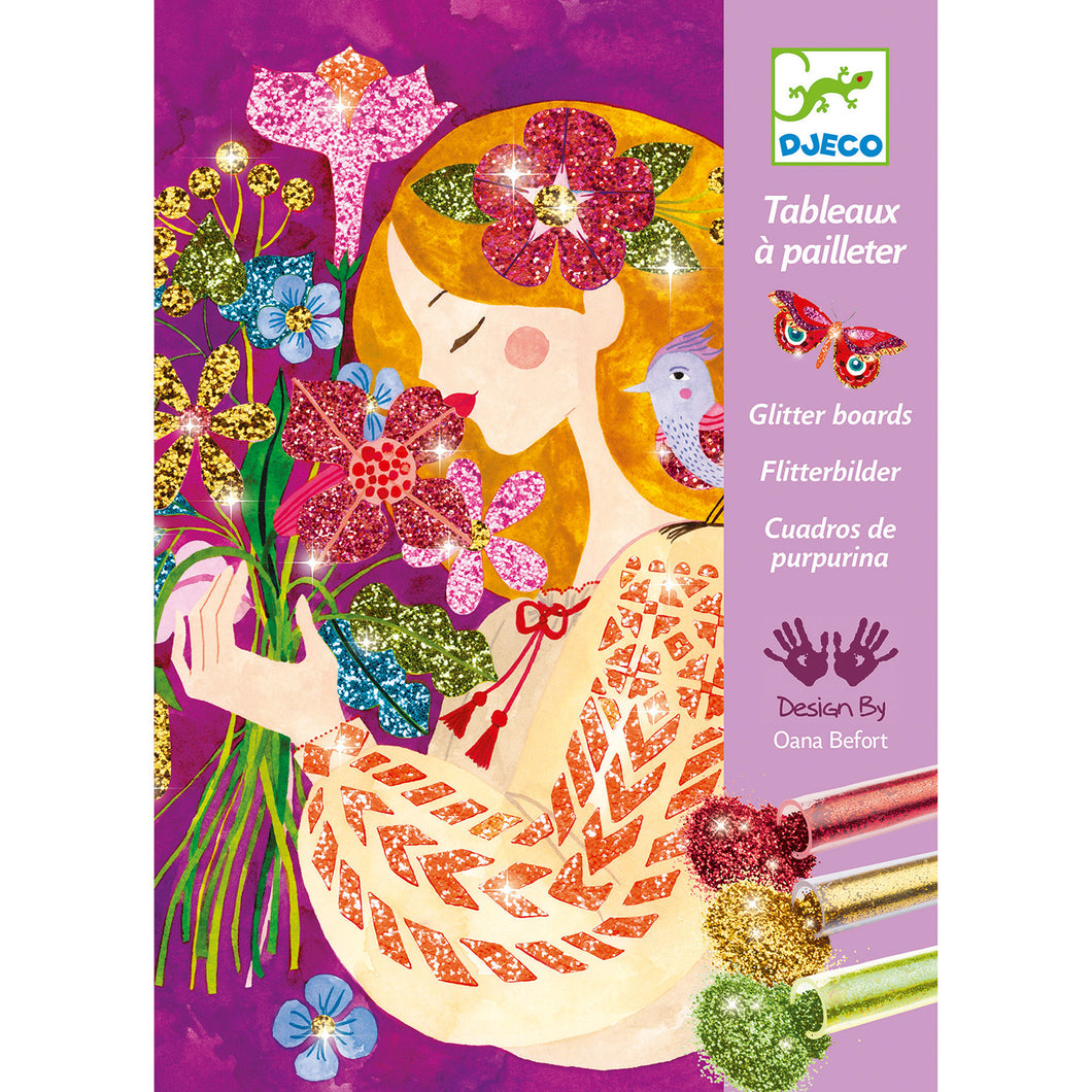 Djeco Glitter Boards - The Scent of Flowers
