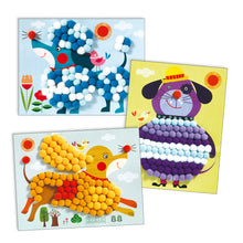 Load image into Gallery viewer, Djeco Pompoms Pictures - Dogs to Stroke - BEST SELLER
