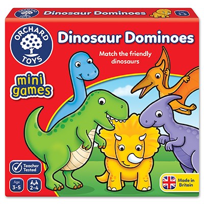 Mini Game - Dinosaur Dominoes - BEST SELLER