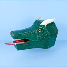 Load image into Gallery viewer, Build Your Own Fire-Breathing Dragon Mask
