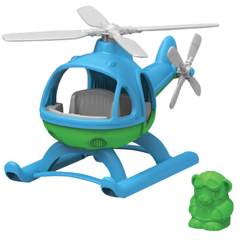 Helicopter with Blue Top
