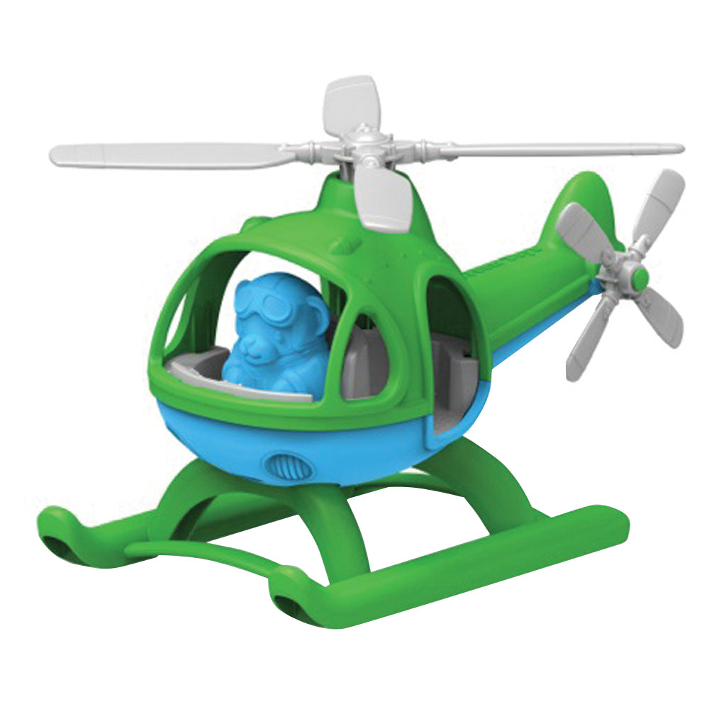 Helicopter with Green Top