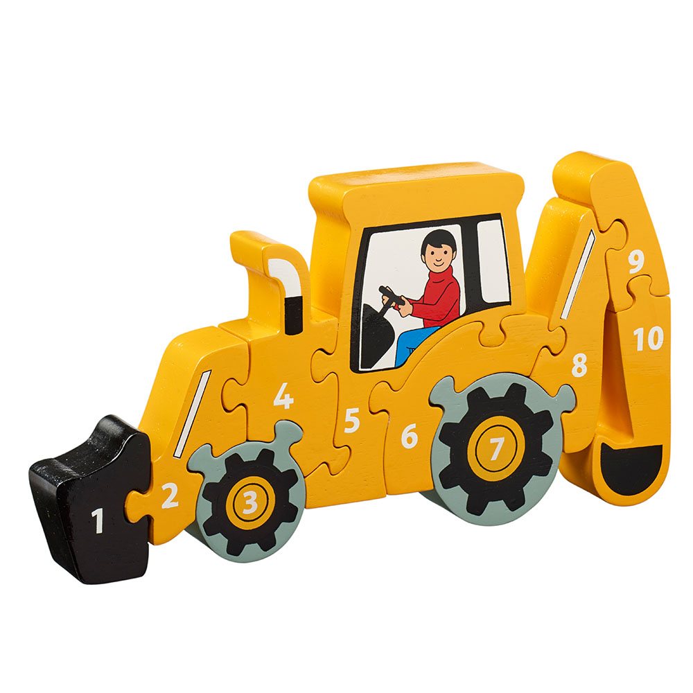 1-10 Digger Jigsaw Puzzle - BEST SELLER