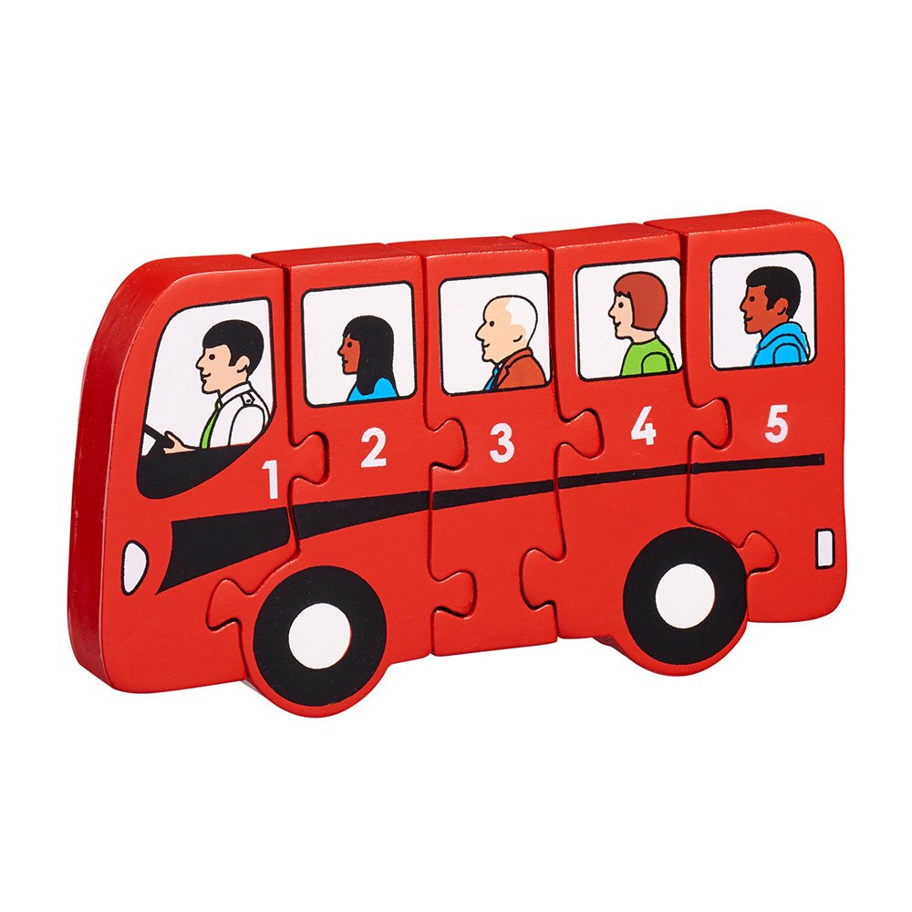 1-5 Bus Jigsaw Puzzle - BEST SELLER