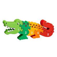 Load image into Gallery viewer, 1-5 Crocodile Jigsaw Puzzle
