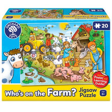 Load image into Gallery viewer, Who's on the Farm? Puzzle
