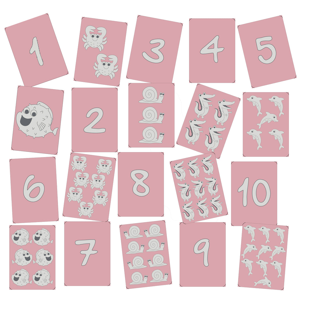 Scrunch Numbers Game - Old Rose