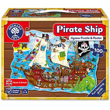 Load image into Gallery viewer, Pirate Ship Jigsaw Puzzle
