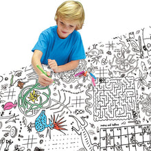 Load image into Gallery viewer, Puzzle Time Colour-In Tablecloth / Giant Poster
