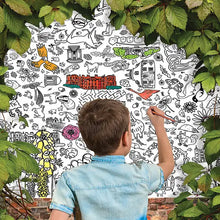 Load image into Gallery viewer, Secret Garden Colour-In Tablecloth / Giant Poster - NEW!
