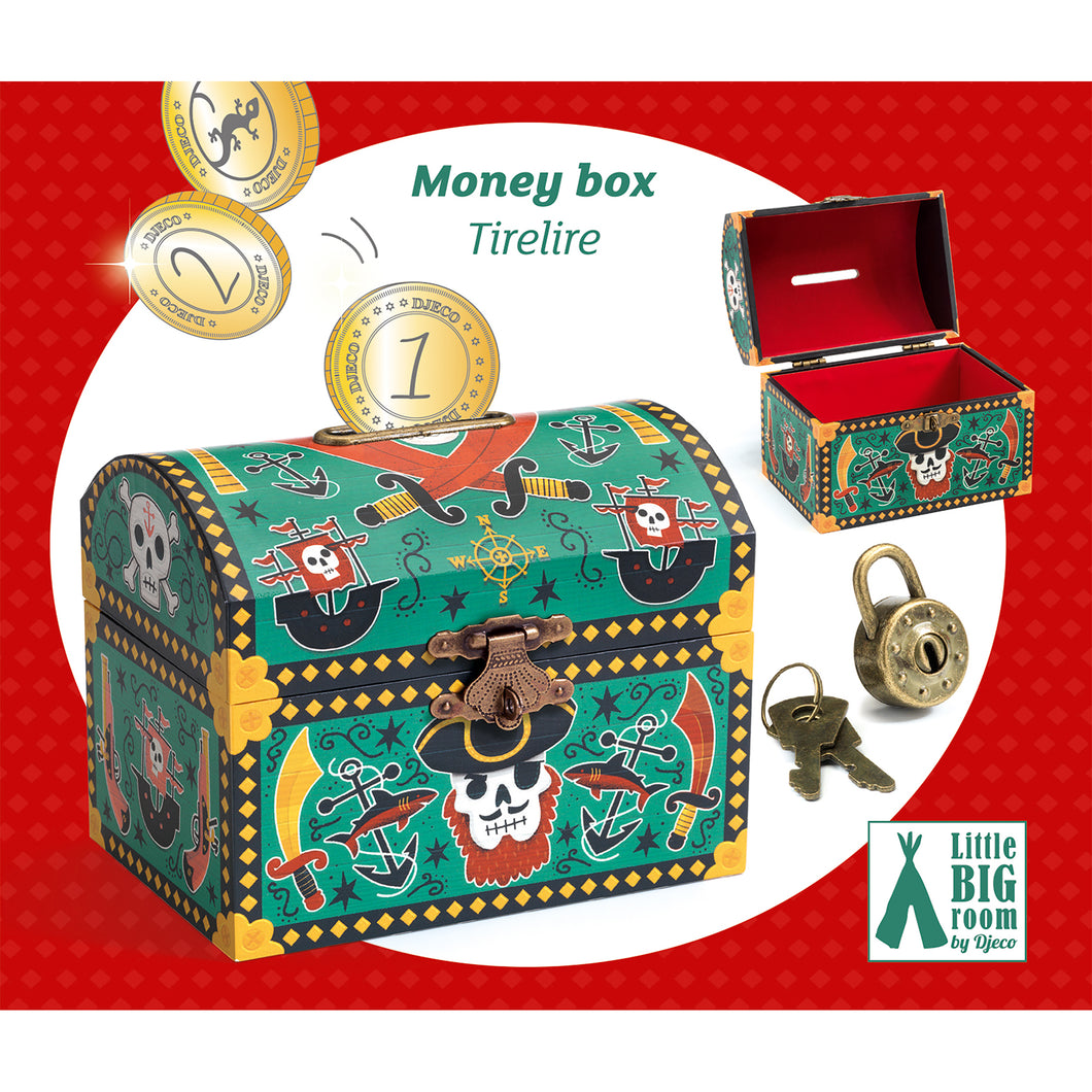 Djeco Treasure Chest Money Box